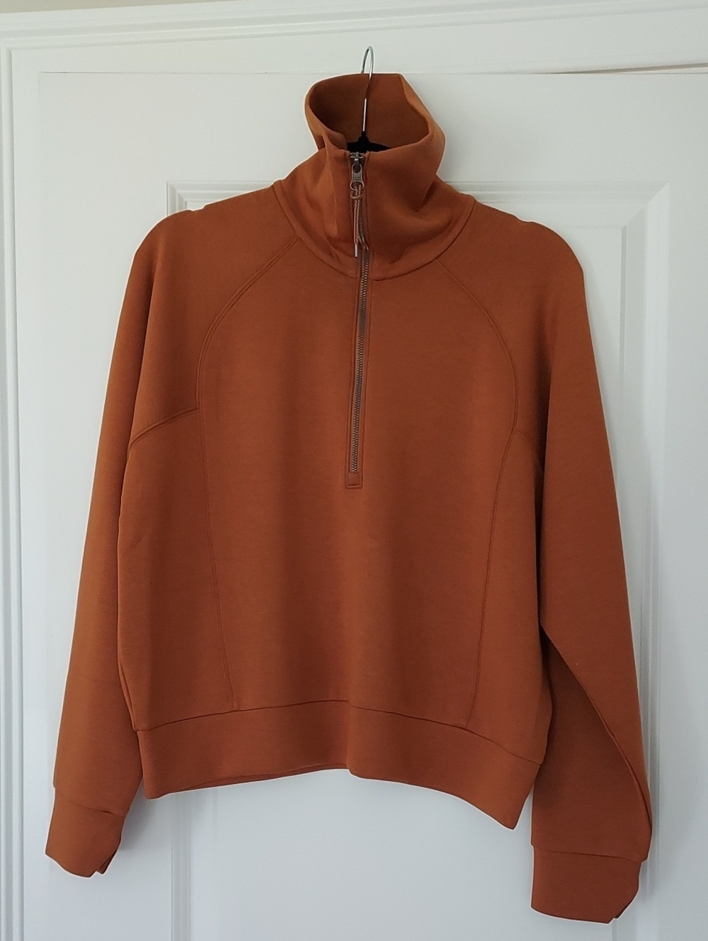 NWT SPANX air essentials 1/2 zip